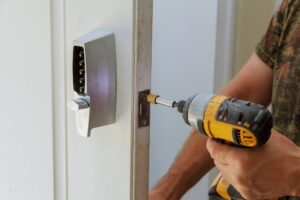 Door lock installation